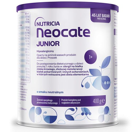 TAPSZER: NEOCATE JUNIOR IZESITETLEN 400G