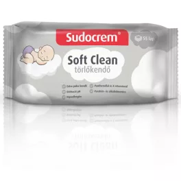 Sudocrem Soft Clean törlőkendő 55X