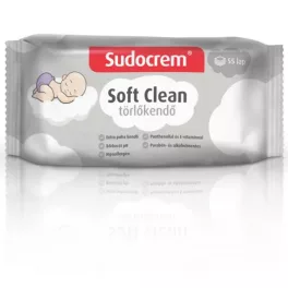 Sudocrem Soft Clean törlőkendő 55X
