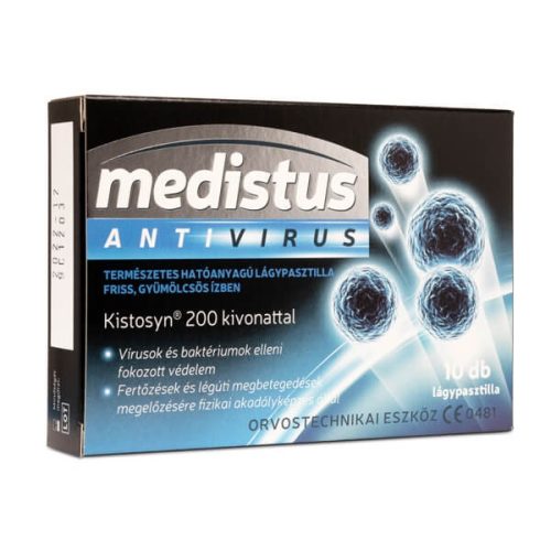 VITAPLUS MEDISTUS ANTIVIRUS PASZTILLA 10X