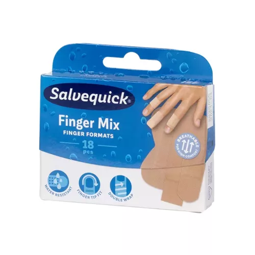 Salvequick Finger mix sebtapasz 18x