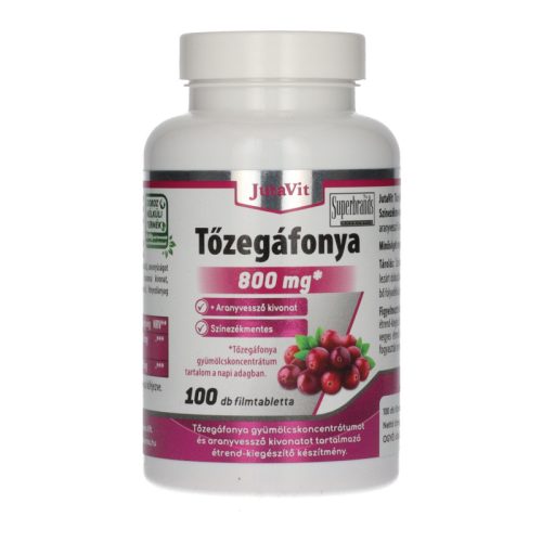 JUTAVIT TOZEGAFONYA 800MG+ARANYVESSZO TABL. 100X