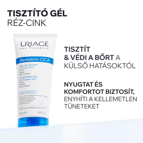 Uriage Baréderm-Cica CU-ZN mosakodógél 200ml