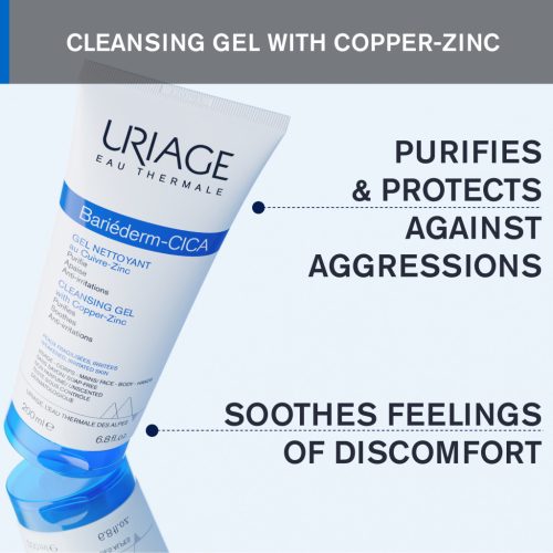 Uriage Baréderm-Cica CU-ZN mosakodógél 200ml