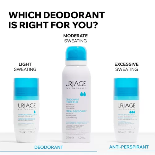 Uriage izzadásgátló dezodor spray 125ml