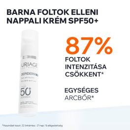  Uriage Dépiderm barna foltok elleni nappali krém SPF50 30ml