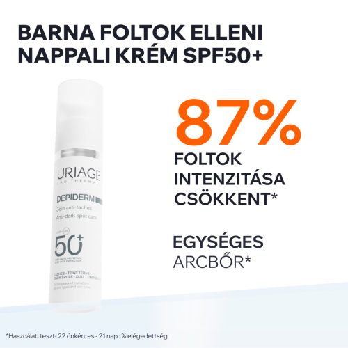Uriage Dépiderm barna foltok elleni nappali krém SPF50 30ml