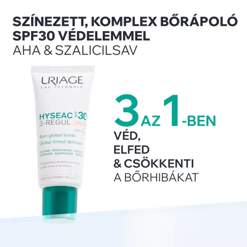 Uriage Hyséac 3-regul színezett krém SPF30 40ml
