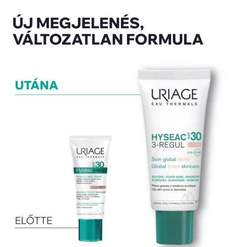 Uriage Hyséac 3-regul színezett krém SPF30 40ml