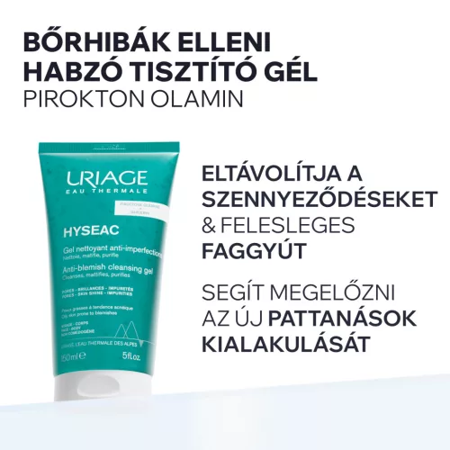 Uriage Hyséac habzó tisztító gél 150ml