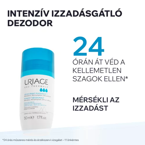 Uriage intenzív izzadásgátló golyós dezodor 50ml