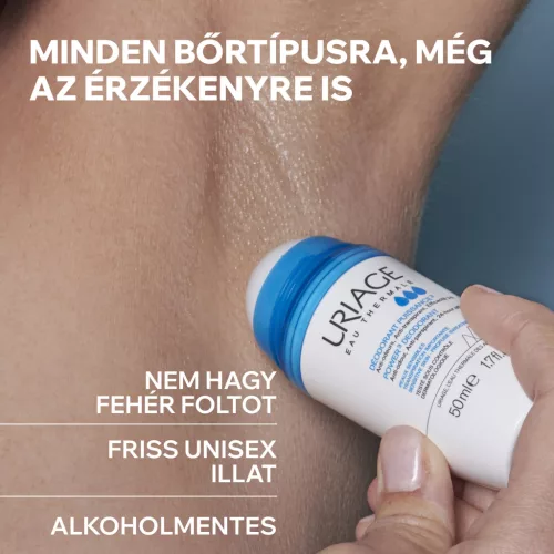 Uriage intenzív izzadásgátló golyós dezodor 50ml