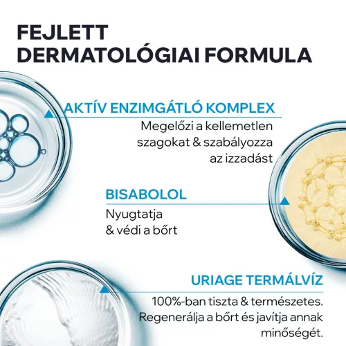 Uriage intenzív izzadásgátló golyós dezodor 50ml