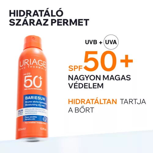 Uriage Bariésun száraz permet SPF50+ 200ml 