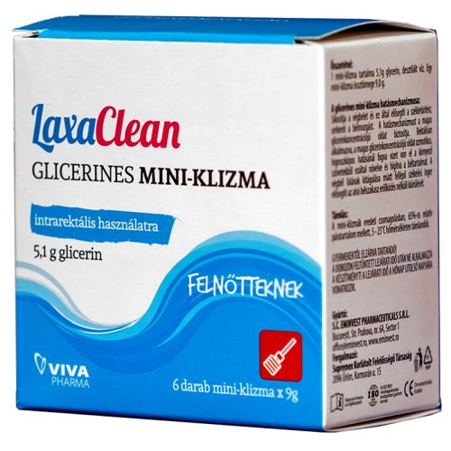 LAXACLEAN GLICERIN MINI-KLIZMA FELNOTT 6X