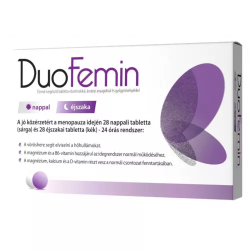 DuoFemin étrend-kiegészítő tabletta 28+28x