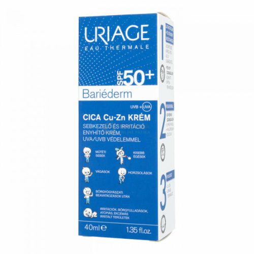 Uriage Bariéderm-Cica CU-ZN krém SPF50  40ml
