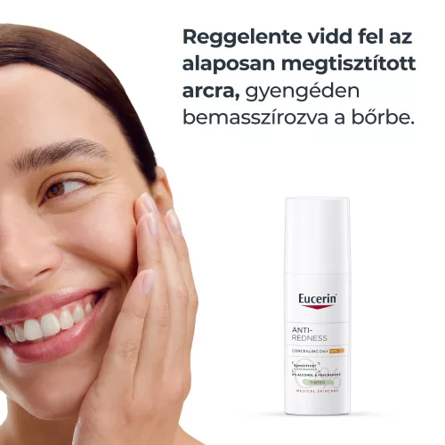Eucerin Anti-Redness Bőrpír elleni színezett nappali arcápoló SPF25 50ml