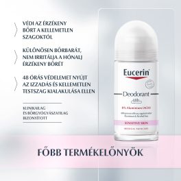   Eucerin Alumínium-mentes golyós dezodor érzékeny bőrre 50ml