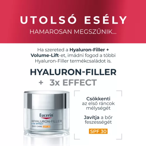 Eucerin Hyaluron-Filler+Volume Lift Bőrfeszesítő szemránckrém 15ml
