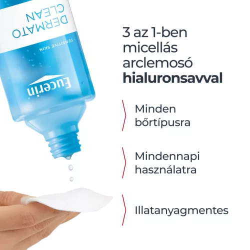 Eucerin DermatoCLEAN 3in1 micellás arclemosó 400ml