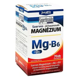 JutaVit Szerves Magnézium + B6 + D3 filmtabletta 70x