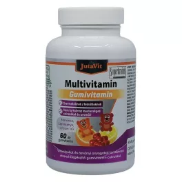   JutaVit Multivitamin gumivitamin narancs, cseresznye,citrom 60x