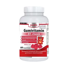 JutaVit D3-vitamin gumivitamin málna ízű 60x