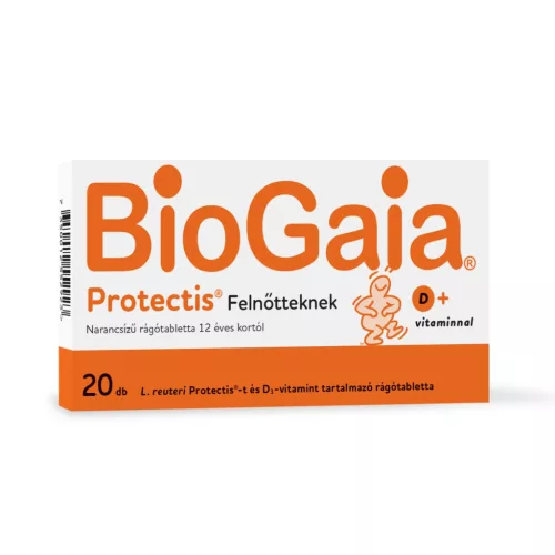 Biogaia Protectis Felnőtt D-vitamin rágótabletta 20x