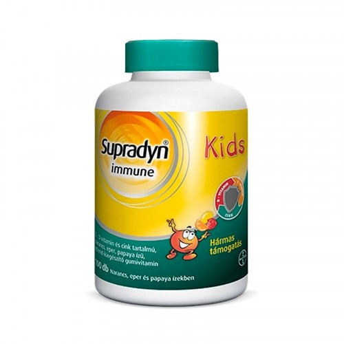 SUPRADYN IMMUNE KIDS C+D+CINK GUMIVITAMIN 100X