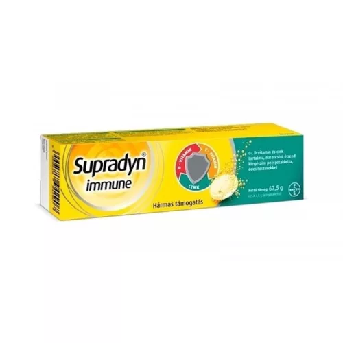 Supradyn Immune C+D+Cink pezsgőtabletta 15x
