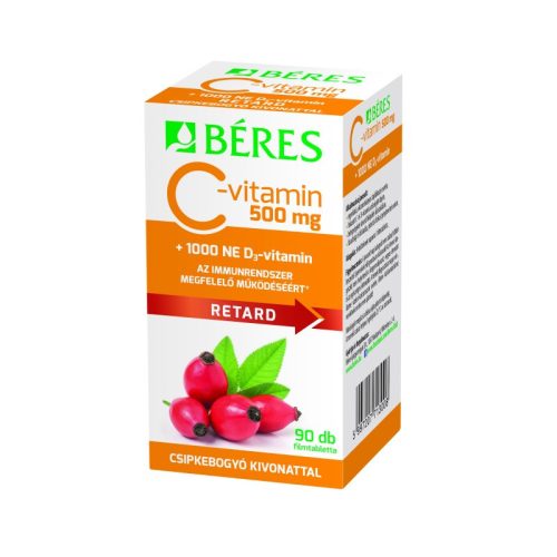 BERES C  500MG+CSIPKEB.+D3 1000NE RET.FTBL. 90X