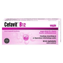 Cefavit B12 rágótabletta 60x