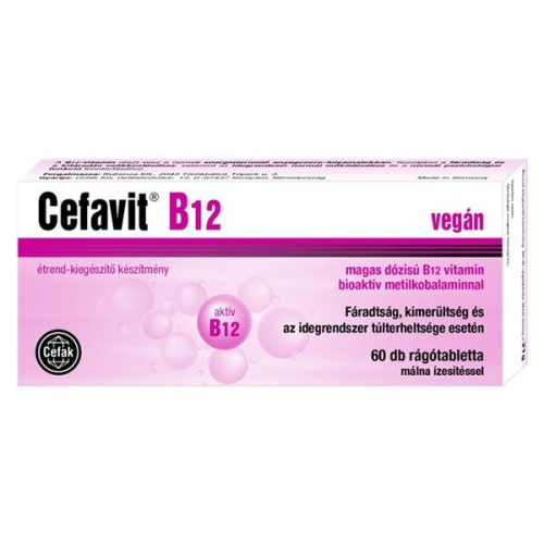 CEFAVIT B12 RAGOTABLETTA 60X