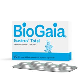 BioGaia Gastrus Total rágótabletta mandarin ízű 30x