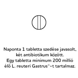 BioGaia Gastrus Total rágótabletta mandarin ízű 30x