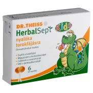 Dr.Theiss HerbalSept Kids nyalóka torokfájásra 6x
