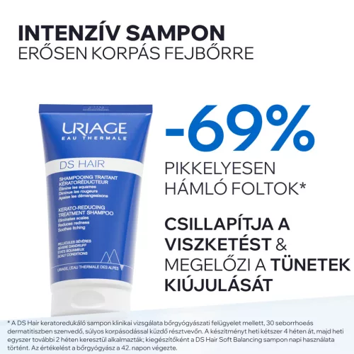 Uriage D.S. Hair intenzív sampon erősen korpás fejbőrre 150ml