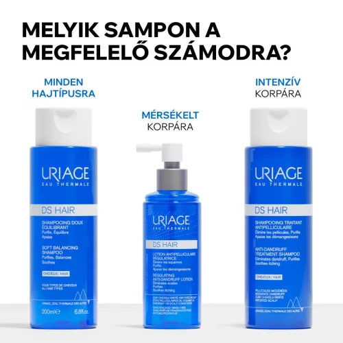 Uriage D.S. Hair kímélő sampon 200ml