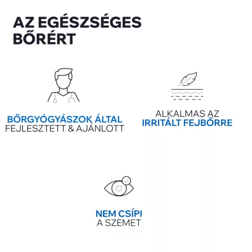 Uriage D.S. Hair sampon korpás fejbőrre 200ml