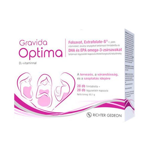 Gravida Optima filmtabletta és lágyzselatin kapszula 2x28