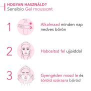 Bioderma Sensibio Moussant habzó gél 500 ml