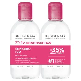 Bioderma Sensibio H2O arc- és sminklemosó 2x250ml