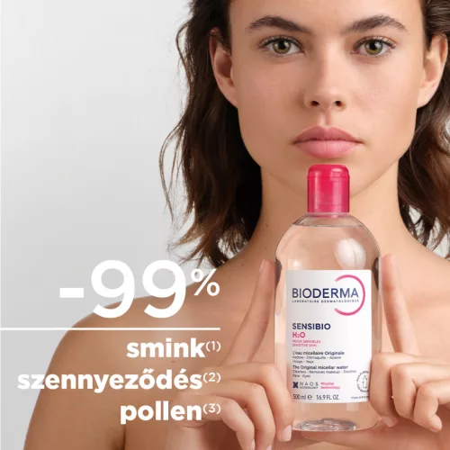 Bioderma Sensibio H2O arc- és sminklemosó 2x250ml