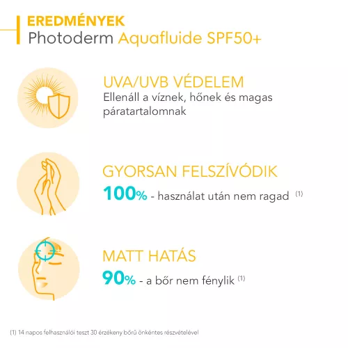 Bioderma Photoderm Aquafluide SPF50+ színtelen 40ml