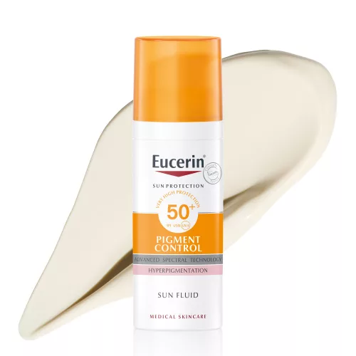 Eucerin Sun Pigment Control napozó fluid arcra SPF50+ 50ml