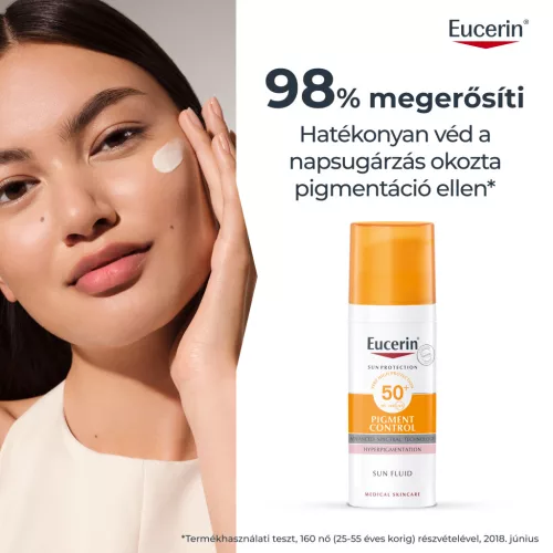 Eucerin Sun Pigment Control napozó fluid arcra SPF50+ 50ml