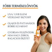 Eucerin Sun SPF50+ színtelen napozó spray 200ml