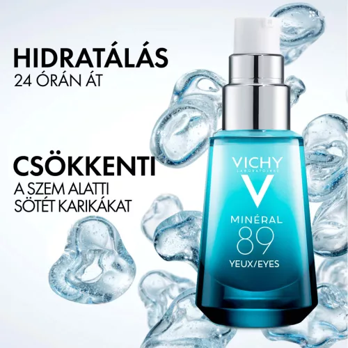 VICHY Minéral 89 Hyaluron-Booster bőrerősítő szemkörnyékápoló 15ml