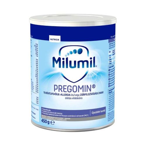 TAPSZER: MILUMIL PREGOMIN 450G  /FEMDOBOZ/